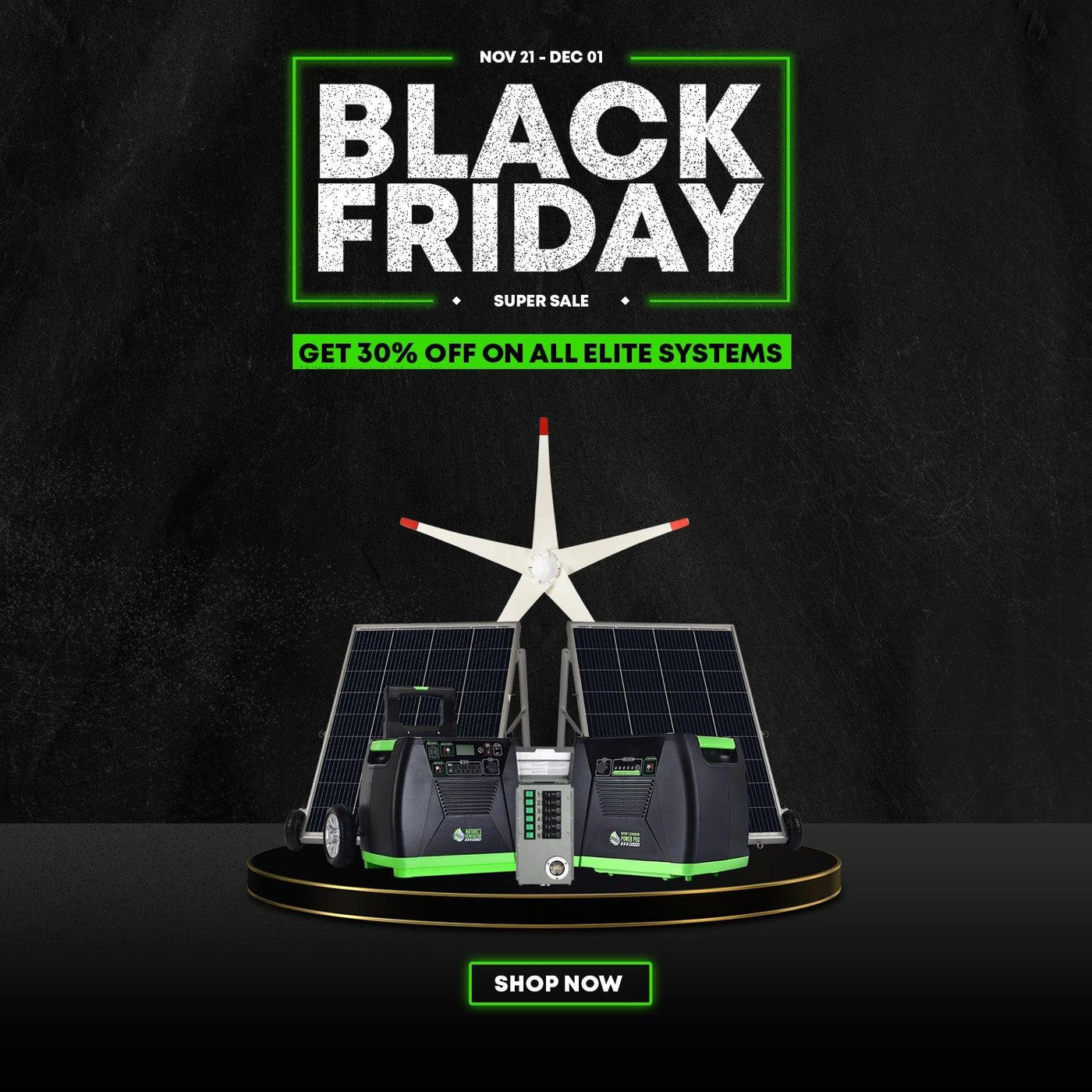 Black Friday Sale - Nature's Generator Elite Systems